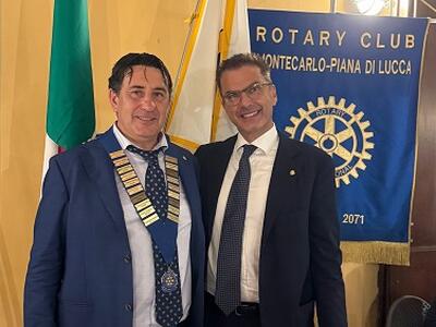 Andrea Ferro nuovo presidente del Rotary Club Montecarlo Piana di Lucca
