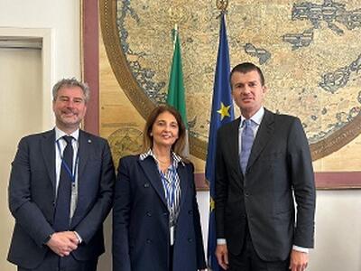Decreto legge cittadinanza: la presidente LNM Ilaria Del Bianco e il sindaco di Lucca Mario Pardini ricevuti stamani dal sottosegretario agli Esteri Giorgio Silli