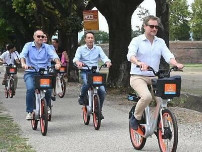 Bike sharing: parte il test del parcheggio libero fuori dal centro storico