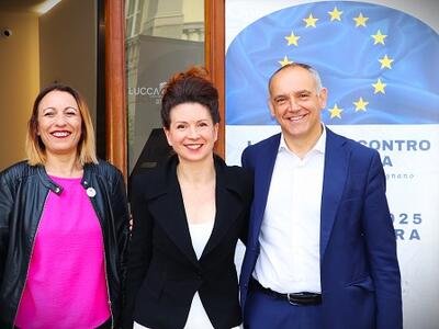 I Giovani e l&#039;Europa 2025: incontro al cinema Astra di Lucca con la presidente del Comitato UE delle Regioni Kata Tutto 