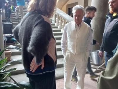 Film con Dustin Hoffman ed Helen Hunt: sabato 4 maggio l’ultimo giorno di riprese in Piazza San Frediano