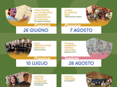 Nel cortile di Mandorla la rassegna estiva di Piano strada