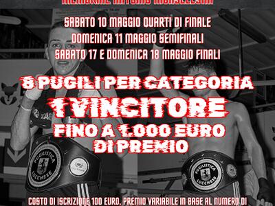 Pugilistica Lucchese,  2° Trofeo delle Cinture Città di Lucca, Memorial Antonio Monselesan