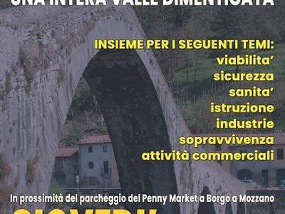 “Rivendichiamo il diritto a una viabilità dignitosa”: giovedì 8 maggio a Borgo a Mozzano una manifestazione pubblica sulla viabilità nella Media Valle