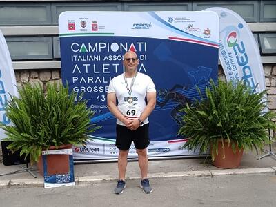 A Nicky Russo due titoli di campione italiano Fispes nel peso e nel disco