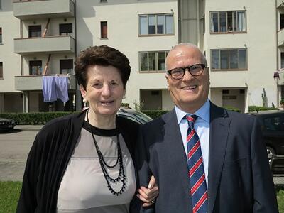 Tito Dovichi e Milena Brunini di Porcari, sessant&#039;anni di matrimonio