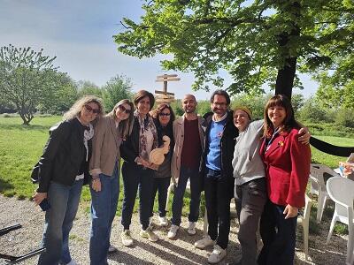 Joelette &amp; Jubilee 2025: ufficialmente partito il cammino solidale che unisce Altopascio a Roma in sedia a rotelle lungo la Via Francigena