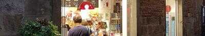'Risorsa' marocchina rompe la vetrina della gelateria Veneta di via Fillungo: arrestato dalla polizia