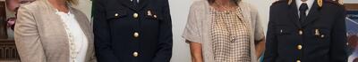 Primo giorno di servizio in provincia per i commissari capo Veronica Brustenghi e Rossella de Gregorio