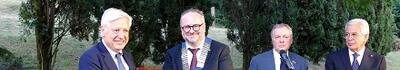 Il Melvin Jones Fellow assegnato a Marcello Bertocchini per il suo operato durante gli otto anni di presidenza della Fondazione Carilucca