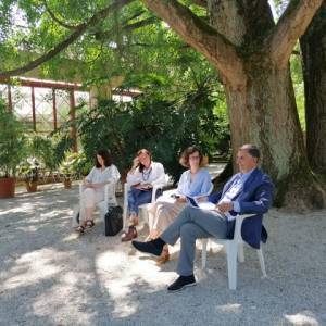 Conferenza stampa con Irem Tok, Irene Panzani, Raffaele Domenici
