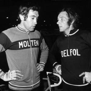 12. Ole Ritter con Eddy Merckx