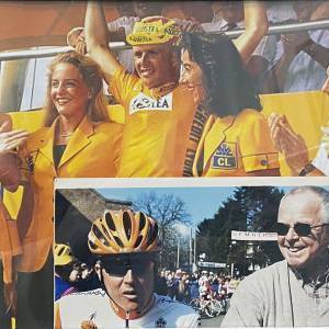 31. In maglia gialla al Tour ed insieme al papà Jens prima della partenza del Giro delle Fiandre che poi vincerà
