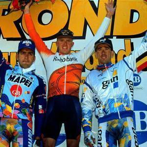 44. il Podio del Giro delle Fiandre 1997
