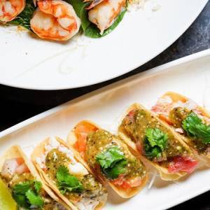 Nobu Tacos Tuna Salmon & Lobster
