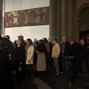 LNM - sold out per gli eventi a Bruxelles - in fila per il concerto 29 novembre 2024