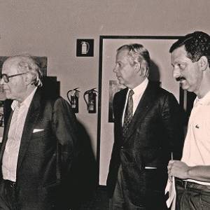 Piero del Frate con Umberto Sereni